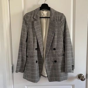 H&M Plaid Blazer